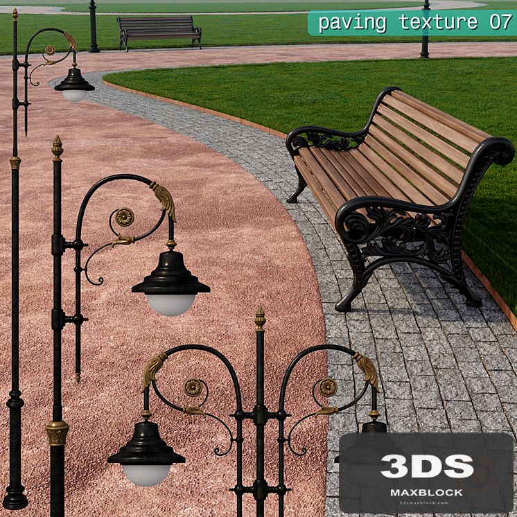 Paving granite crumb HR / street furniture 07