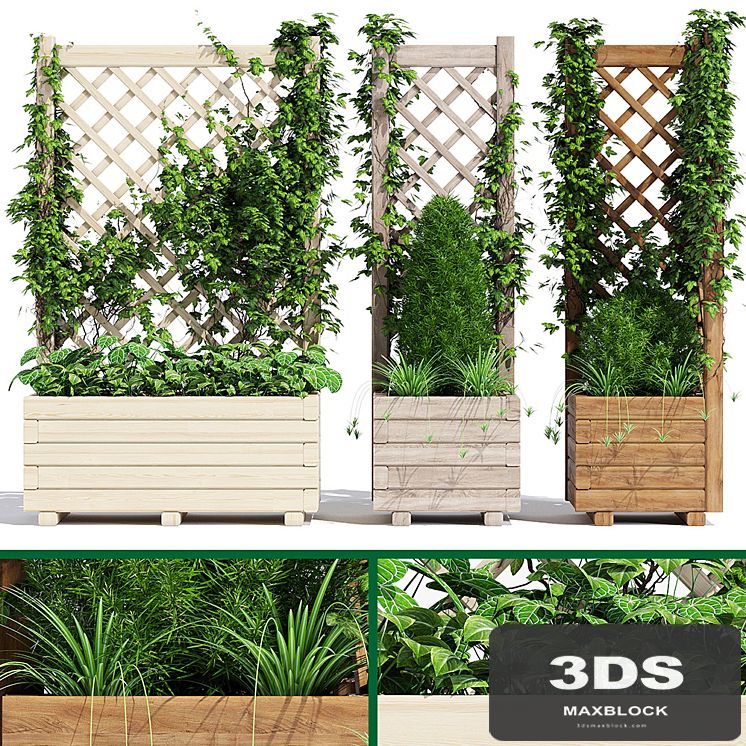 Planter with trellis