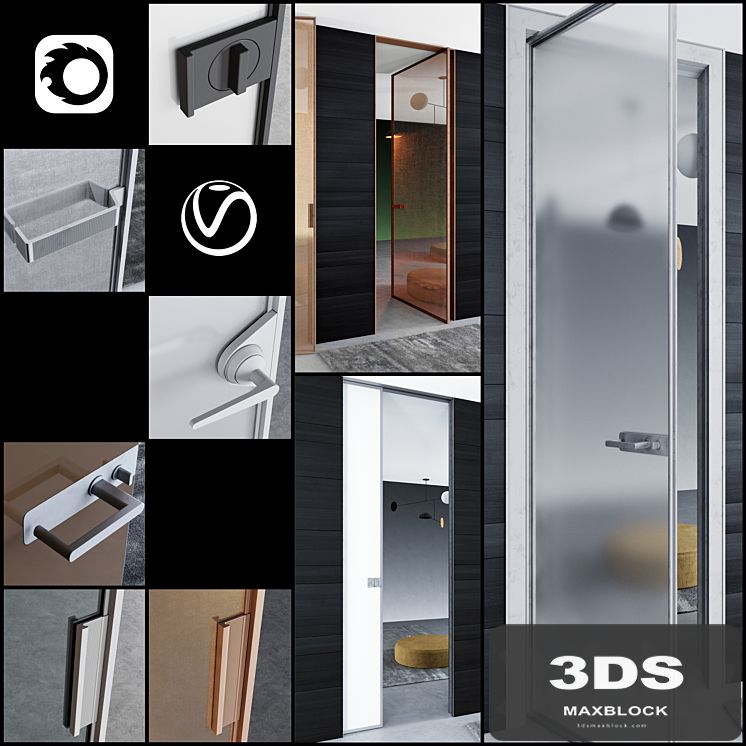 Rimadesio doors Zen _ doors for office and home