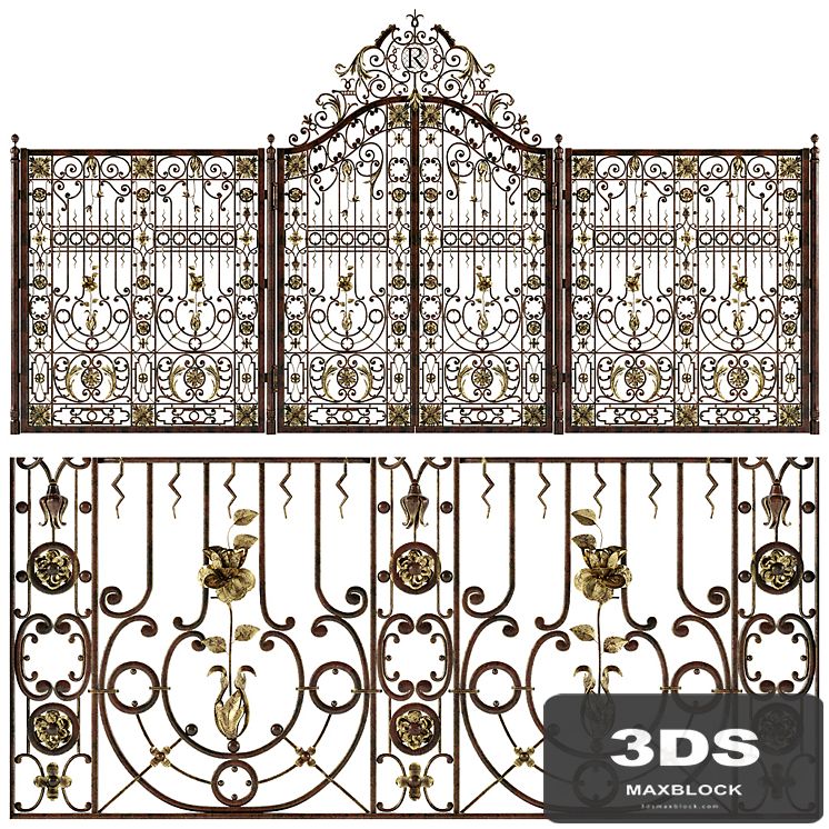 Forged gates and fences