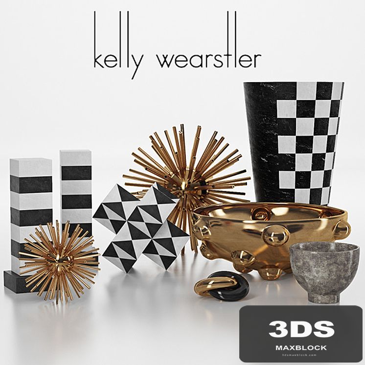 Kelly Wearstler Decorative Set # 1
