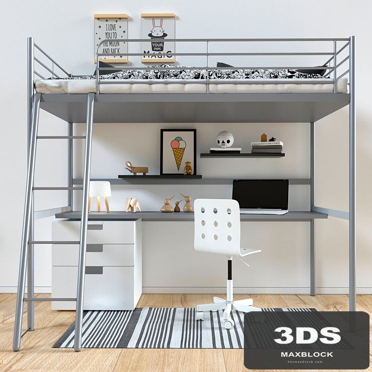 Bed IKEA SVERTA loft