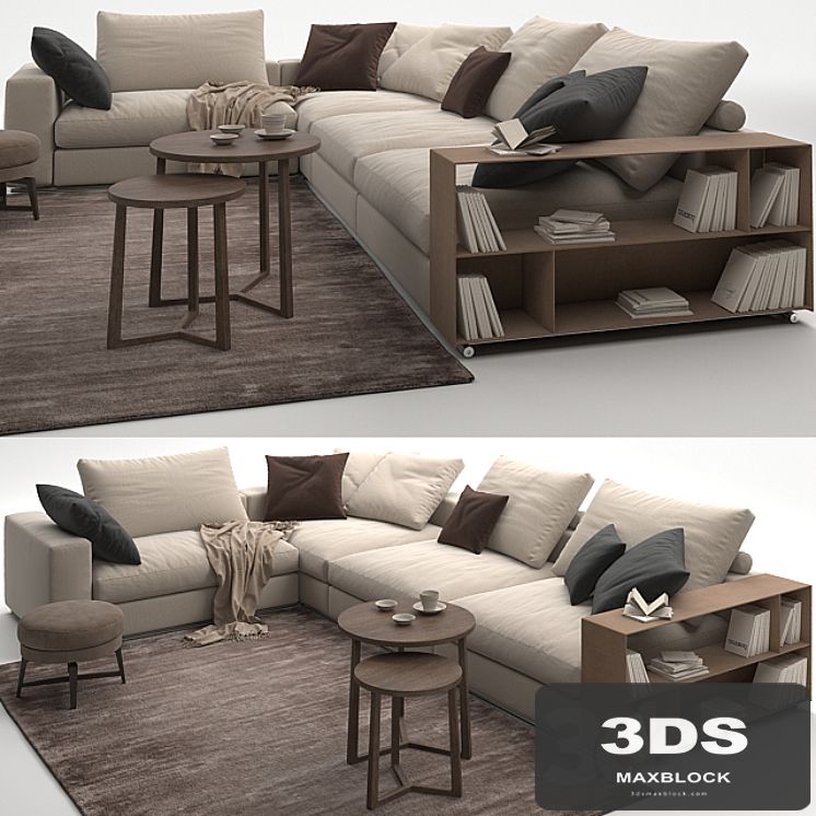 Sofa Flexform Groundpiece