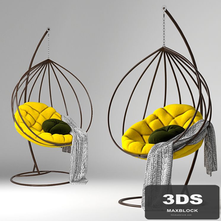 Pendant chair cocoon Adele