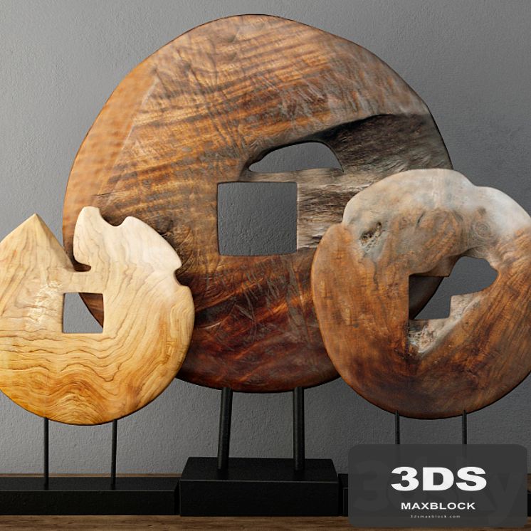 Teak Wood Table Top Decoration