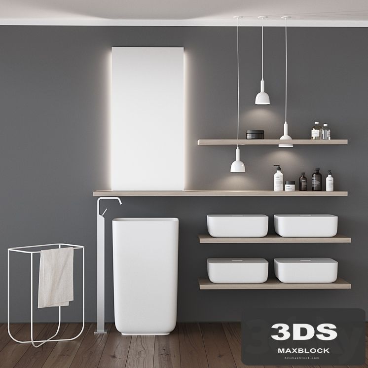 Bathroom furniture set 3 Scavolini QI