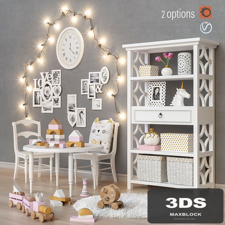 Toys and furniture (2 options) set 22