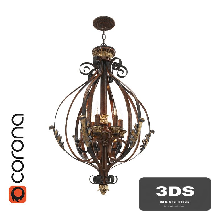 Livex Villa Verona 855 Foyer Pendant
