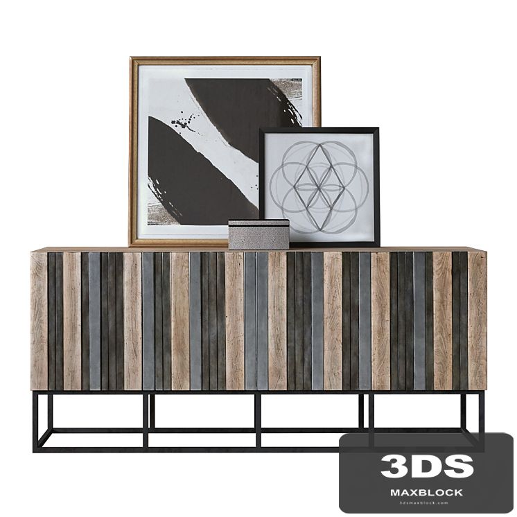 Hooker Melange Brady Credenza