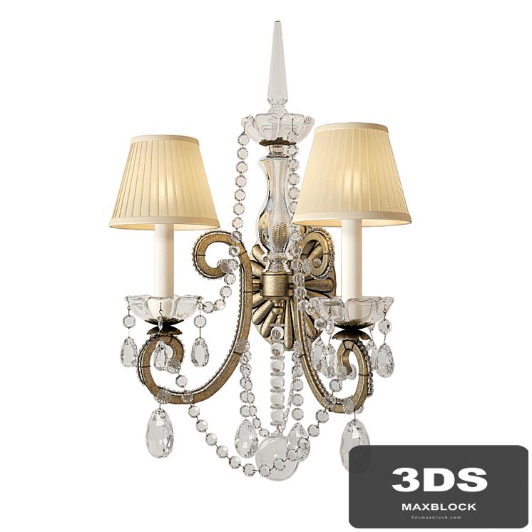 Ralph Lauren Adrianna double sconce RL2231ASL-S