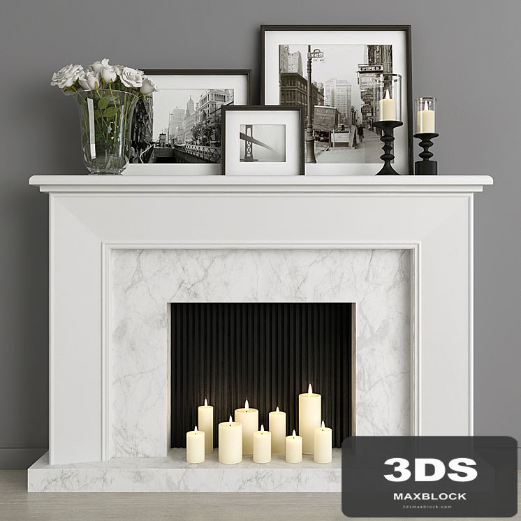 Fireplace and decor 17