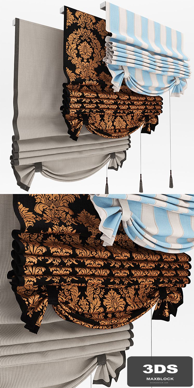 Curtains with pick-up