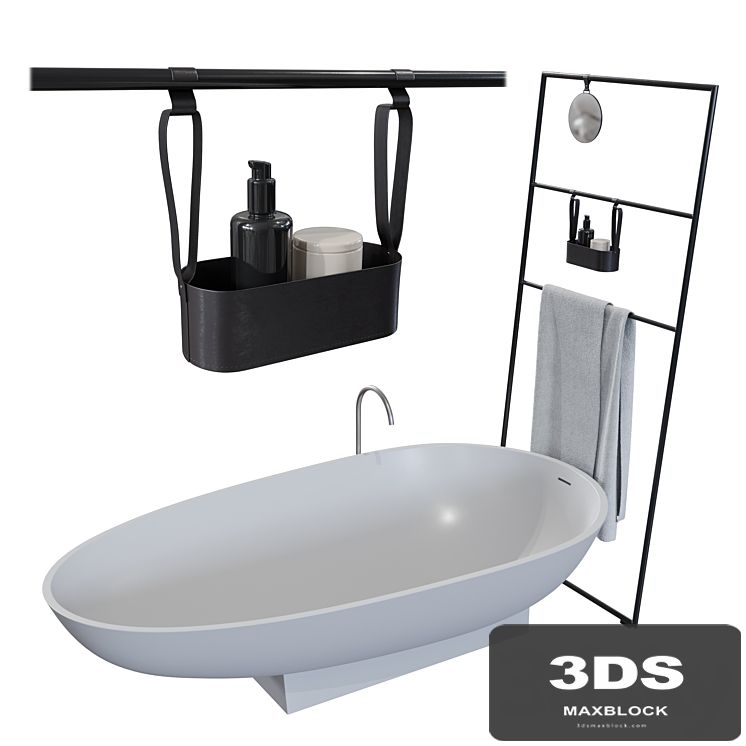 Bathroom Set / Agape Spoon & Burgbad