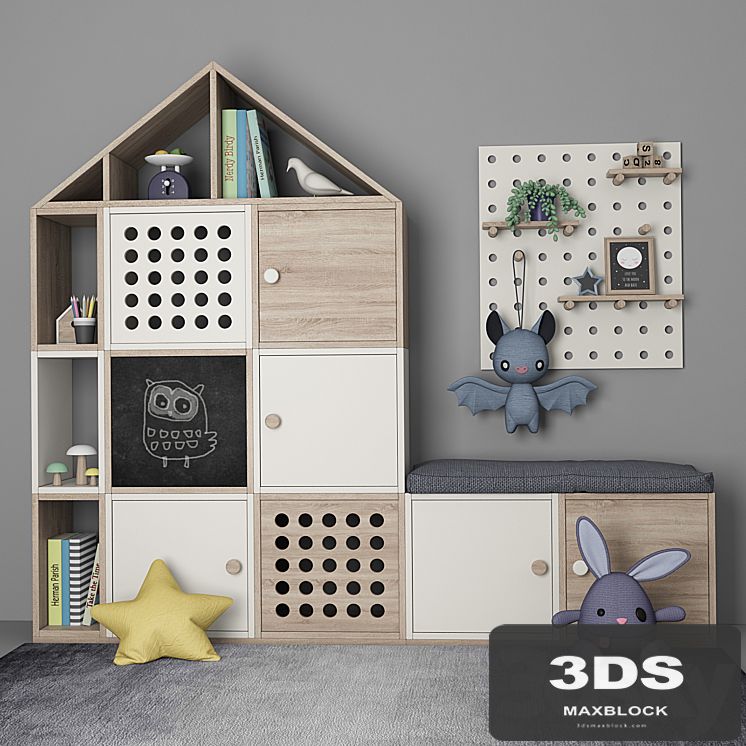 Furniture for children's room with decor 10