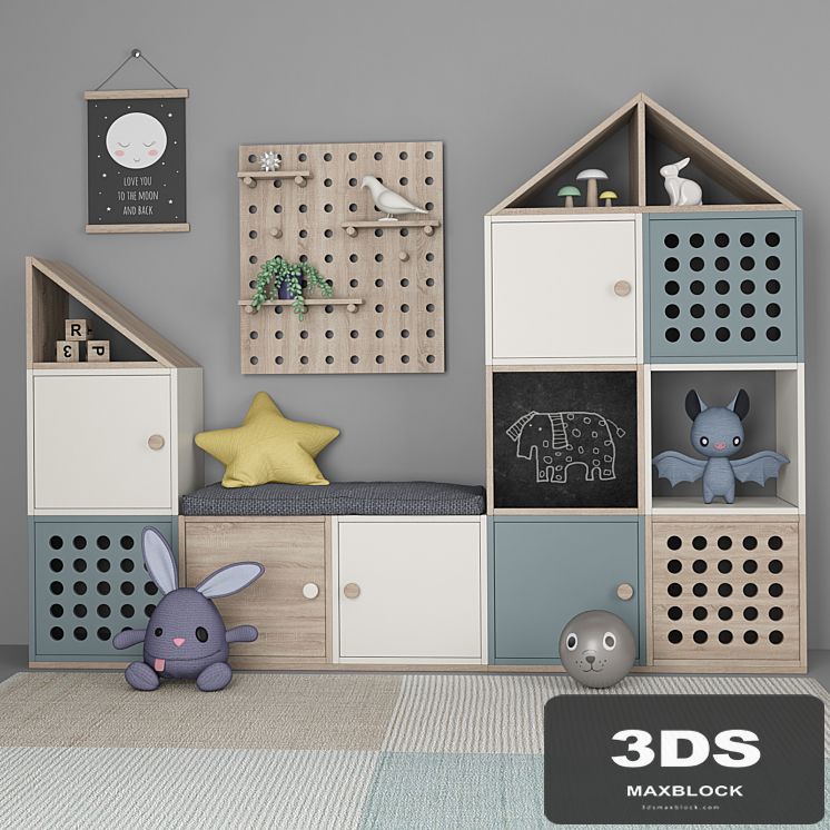Furniture for children's room with decor 11
