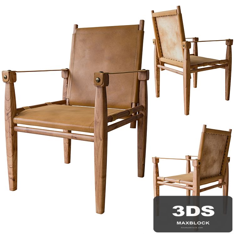 Leather Safari Chair