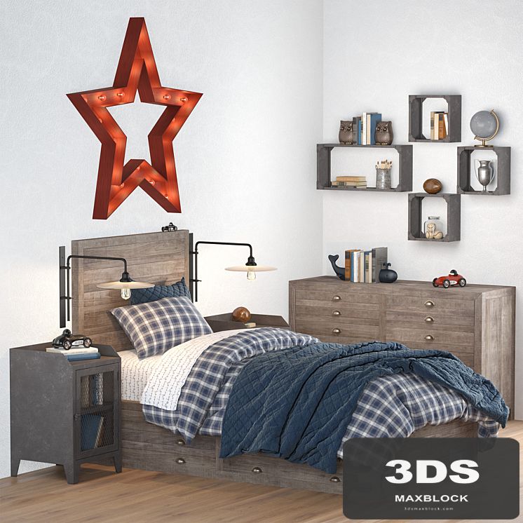 WELLER STORAGE BED, Restoration Hardware