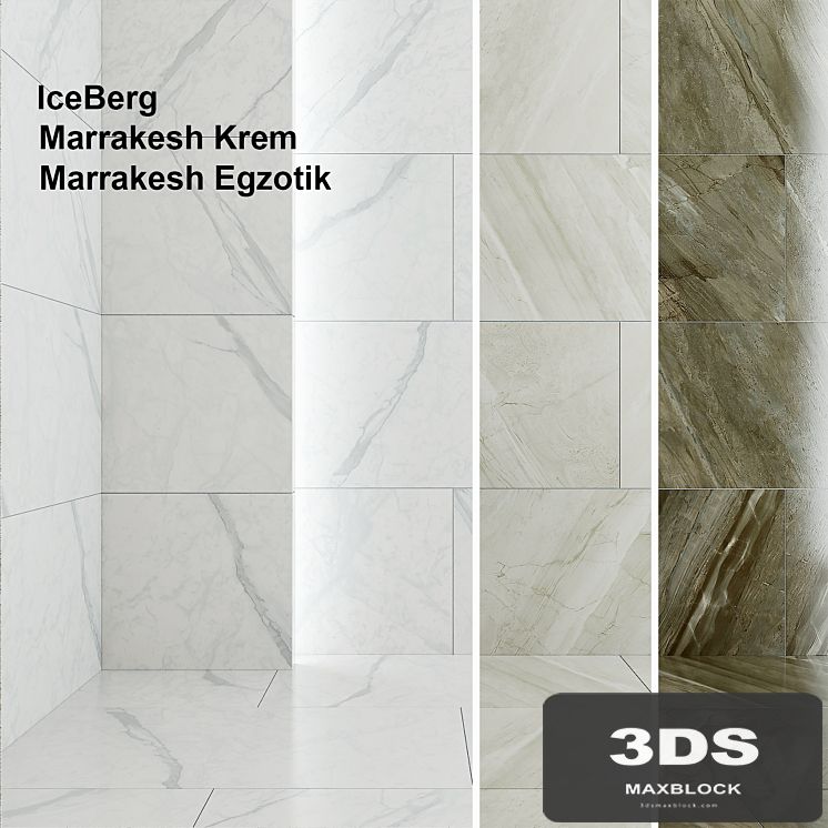 Tile Kale IceBerg Marrakesh Krem Egzotik