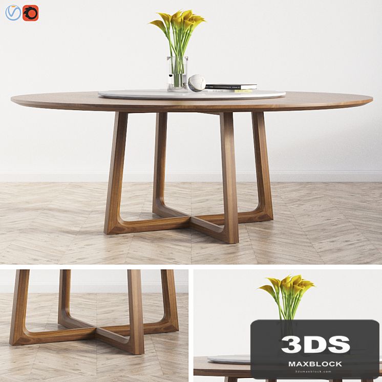 Concorde Round Dinning Table Poliform