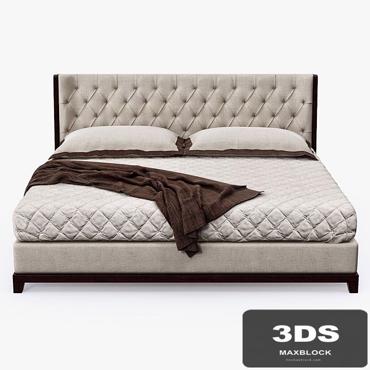 Bellavista - Nisha wood tuft bed
