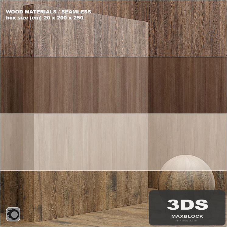 Material wood / veneer (seamless) - set 9