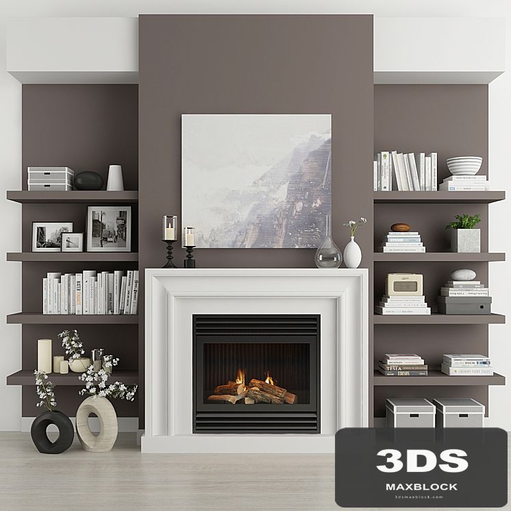 Fireplace and decor 19
