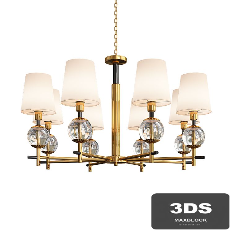 Modern American Crystal Droplight