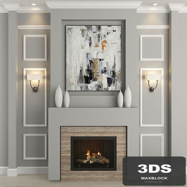 Fireplace and decor 18