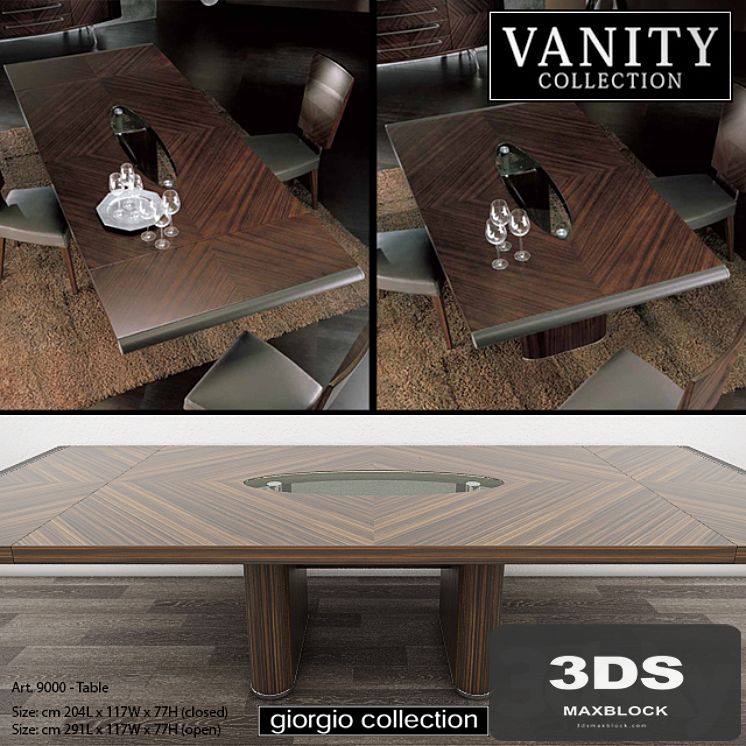 GIORGIO COLLECTION Vanity - Art. 9000 - Table