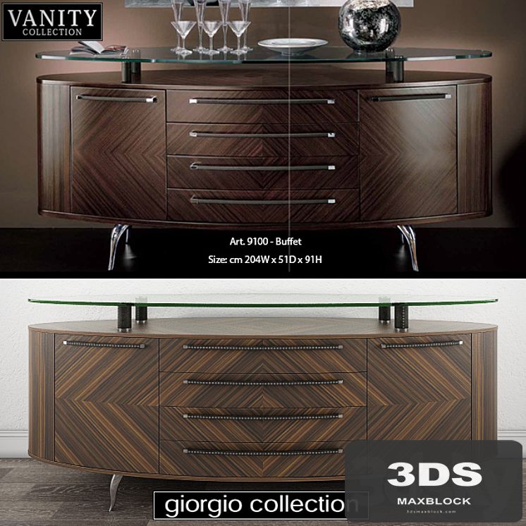 GIORGIO COLLECTION Vanity - Art. 9100 - Buffet