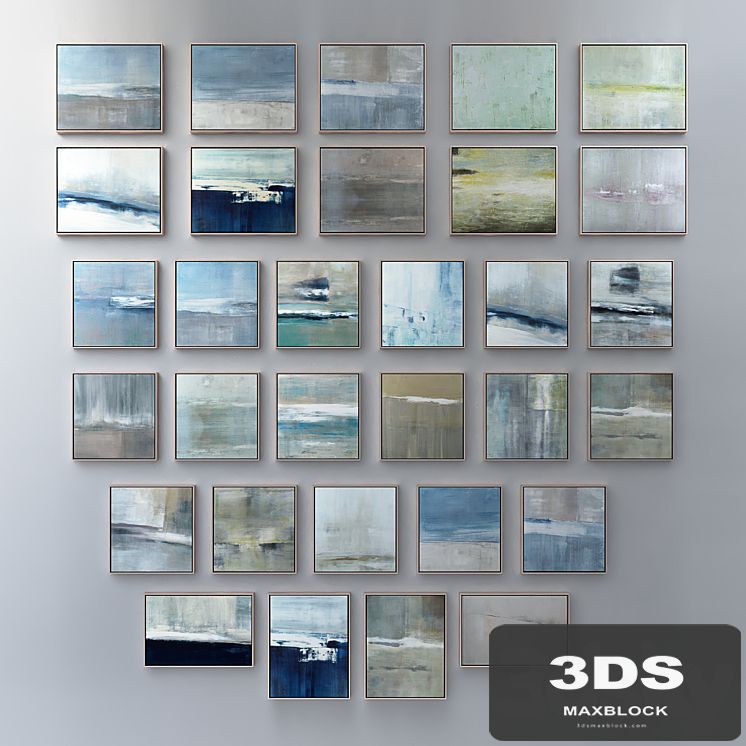 Collection of contemporary paintings John-Richard collection - 19