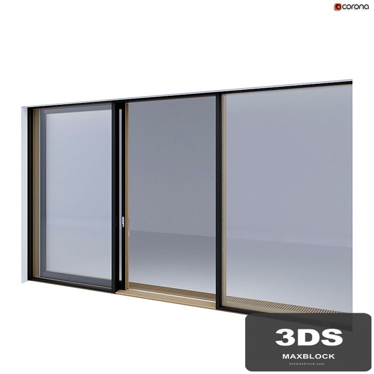 Wood-aluminum sliding stained-glass windows 2
