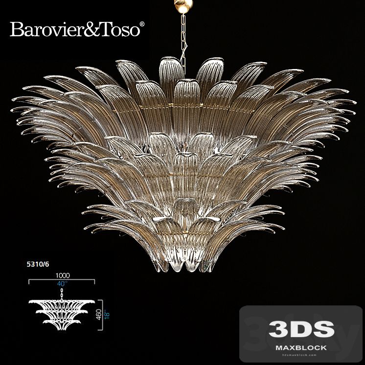 Barovier &amp; toso Palmette