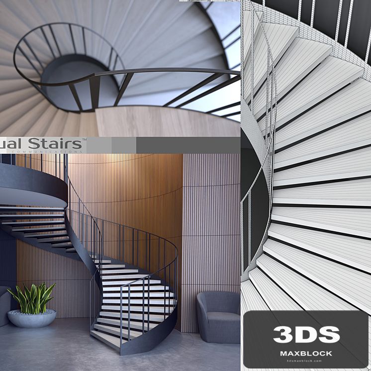 spiral staircase "Actual Stairs"