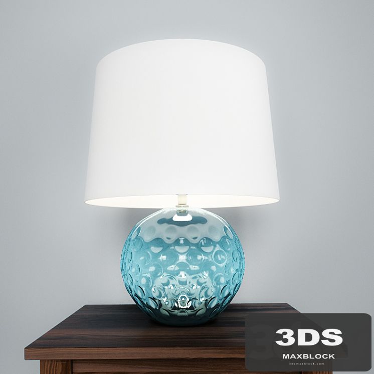 Table lamp Caprice Aqua Glass
