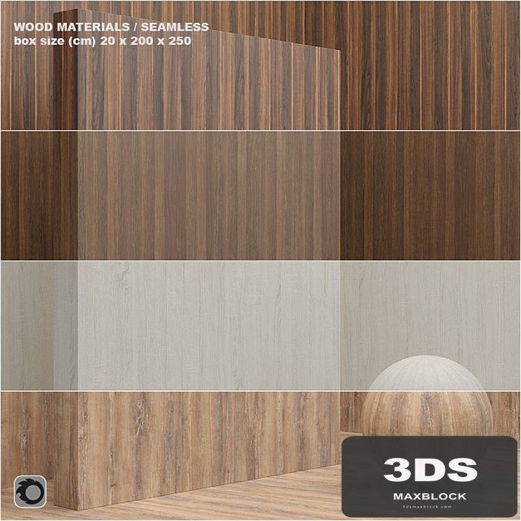 Material wood / veneer (seamless) - set 11