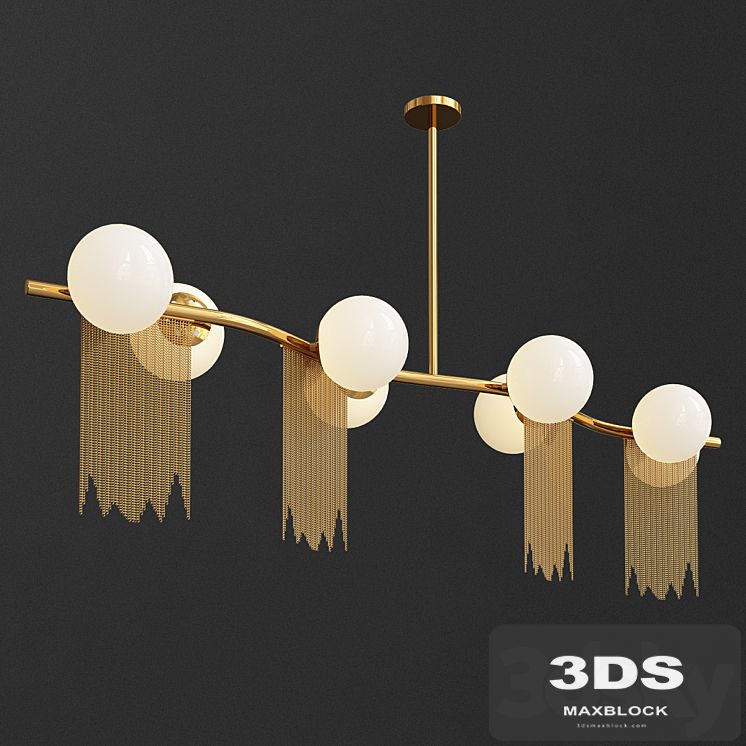 Nordic modern creative tassel lights