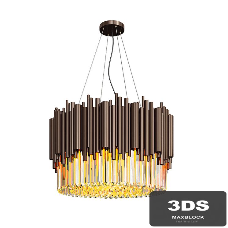 Luxurious modern led crystal lights