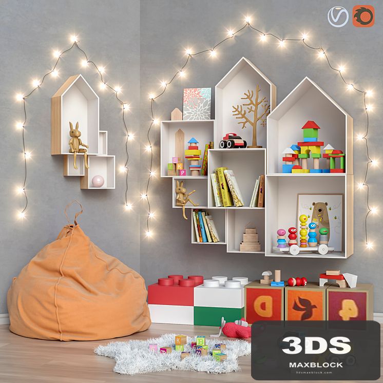 Toys and furniture set 24