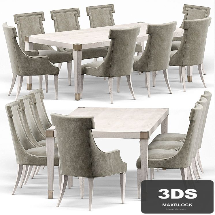 Hayley Hollywood Dining Table and Chairs