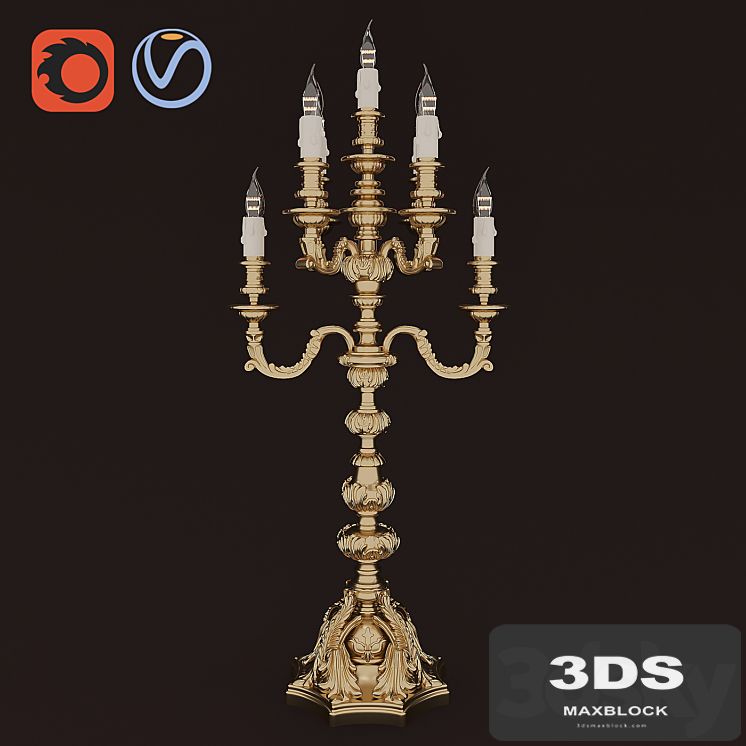 Candelabrum Moscatelli 3517/7