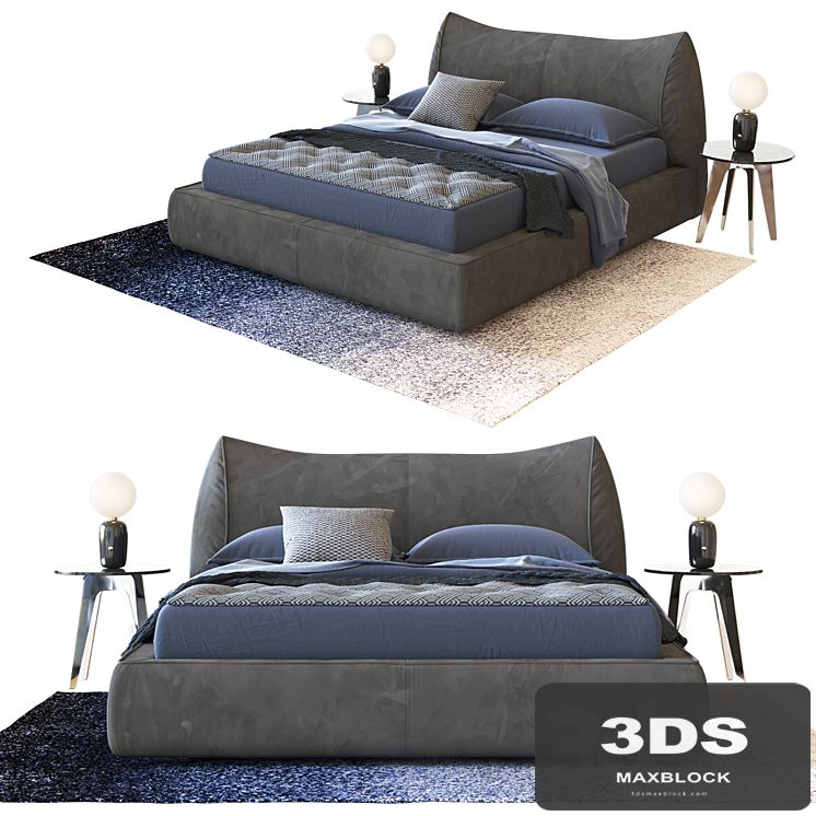 Dorelan D_Sign Smooth bed by Enrico Cesana