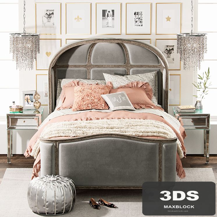 VERSAILLES UPHOLSTERED BED