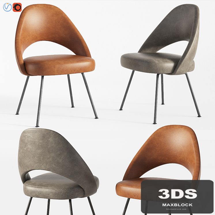 Saarinen Executive Armless Chair