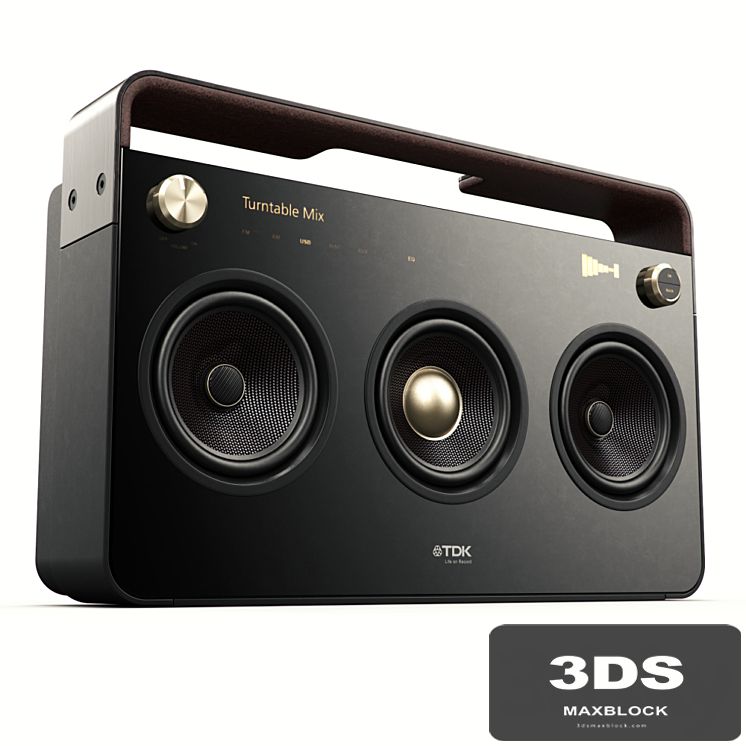 TDK 3 Speaker Boombox