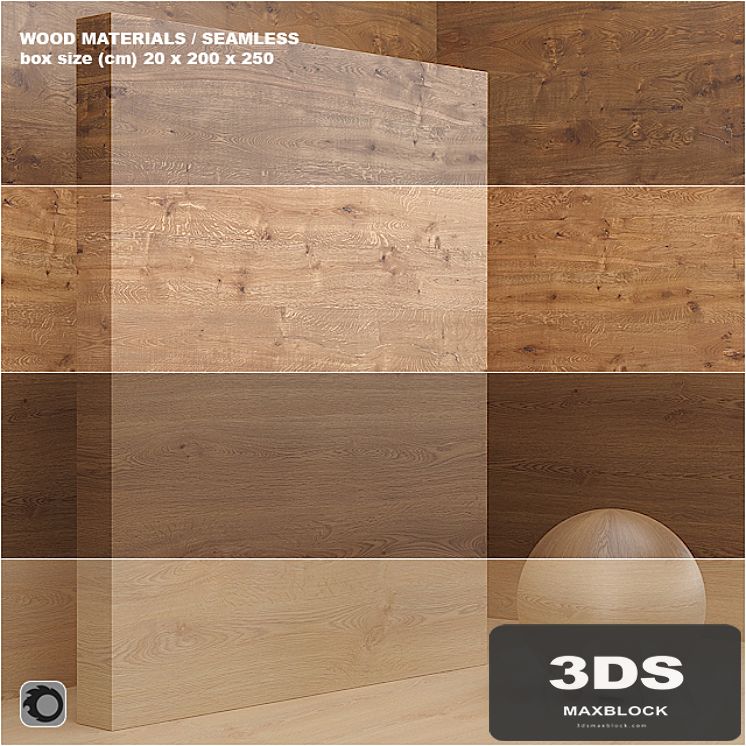 Material wood / veneer (seamless) - set 16