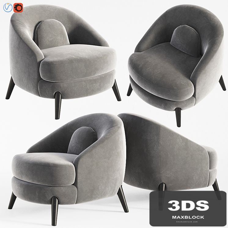 Bocca Lounge Chair Josephdirand