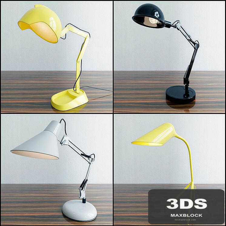 Set of table lamps