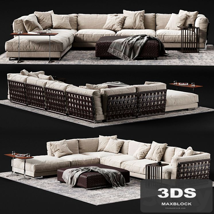 FLEXFORM CESTONE Corner Sofa