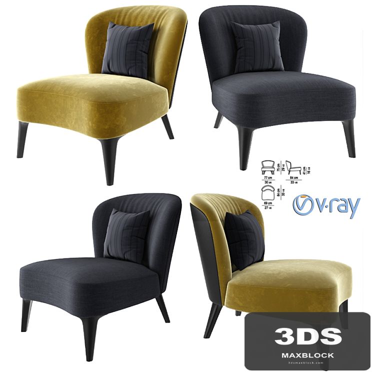 Minotti Aston Armchair